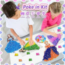 JRD&BS WINL Poke in Fun Art Kit for Kids Toys Age 3-12 Year Old 3D Creative Princesses for Girls Birthday Gifts for 3 4 5 6 7 8 9…… Year Old Boy DIY Craft Art Kit for Teens Beginner Kids by TinyTreasures Baby Boutique