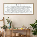 LuZhiQiang Psalm 91 Wall Decor Art 40"×15" Bible Verse Sign for Family Bedroom Christian Large Wood Framed Wall Hanging (Wood) by CozyNest Decor
