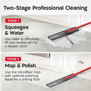 Tyroler MoppyShmoppy 2-in-1 Heavy Duty Floor Squeegee for Concrete Floors & Microfiber Mop 16.5" | Squeegee for Floor with 55" 4-Part Handle | Squeegees Mop | Squeegees Broom for Floors by GreenHaven Gardens