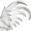Deco 79 Metal Rooster Decorative Garden Sculpture Garden Statue with Black Texturing and Red Accents, Outdoor Sculpture 15" x 6" x 18", White by GreenHaven Gardens