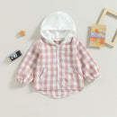 Douhoow Toddler Baby Plaid Jacket Baby Boy GIrl Flannel Hoodies Zip Up Hooded Fall Winter Outerwear Coat by TinyTreasures Baby Boutique