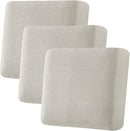 H.VERSAILTEX Super Stretch Individual Seat Cushion Covers - Sofa & Couch Cushion Slipcover Sets - Thick Jacquard Textured Twill Fabric (3 Piece XL Sofa Cushion Covers, Island Fossi) by CozyNest Decor