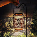 Solar Lanterns Outdoor Hummingbird Garden Decor, Metal Decor Lanterns Gardening Gifts for Women Mom Grandma, Waterproof Hanging Solar Lights for Outside, Patio, Yard, Porch, Backyard by GreenHaven Gardens