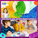 SMILESSKIDDO Circuit Board for Kids, 45 PCS DIY Electronics Exploration Kit with 100+ Projects, Physics Science Experiments, School Family STEM Educational Toy Gift for Kids 6+ by TinyTreasures Baby Boutique