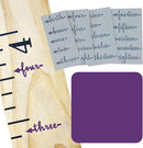 Little Acorns ADD ON - DIY Vinyl Growth Chart Ruler - Height Marker Arrows ONLY - Script - Straight by TinyTreasures Baby Boutique