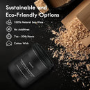 Teakwood & Mahogany Candle | Masculine Candles for Men, Gifts for Men - Soy Candle for Home Scented - Scented Candles for Home, Aromatherapy Gifts Long Lasting Burn Time - 7oz Black Jar by CozyNest Decor
