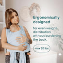 Koala Babycare Baby Carrier Wrap, Easy to Wear As a T-Shirt - Original Baby Carrier Newborn to Toddler - Sling One Size Fits All - Baby Wraps Carrier Up to 22lbs by TinyTreasures Baby Boutique