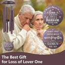 ASTARIN 36" Large Deep Tone Personalized Sympathy Wind Chimes, Memorial Wind Chime for Loss of Mother Father Loved One, Bereavement Gifts Decor Outdoor Patio Garden Graveyard by CozyNest Decor