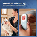 Greater Goods No-Touch Infrared Digital Thermometer for Adults, Kids, and Babies, Forehead Thermometer with Ergonomic Grip, Fever Alarm, Powder Blue by TinyTreasures Baby Boutique