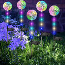 Outdoor Solar Lights, 6 Pack Solar Garden Lights with Bigger Dandelion Flowers, Waterproof Garden Decor Outdoor Solar Flower Lights for Yard, Patio, Pathway Decoration by GreenHaven Gardens