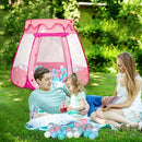 Baby Ball Pit for Toddler with 50 Balls, Pop Up Princess Tent with Star Lights for 1 2 3 Year Old Birthday Gift, 12-18 Months Baby Girl Toys with Carrying Bag, Indoor&Outdoor Play Tent for Kids by TinyTreasures Baby Boutique