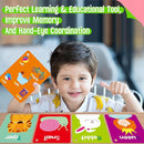 110 PCS Early Learning Flashcards, Double Sided Cards- Alphabet, Numbers, Foods, Animals, Shapes, Colors, Home Object with 4 Reclosable Rings, Learning Tool for Pre-K Kindergarten Toddlers by TinyTreasures Baby Boutique