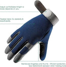 COOLJOB Thorn Proof Garden Gloves with Touchscreen Fingers for Men, Rose Pruning Work Gloves with Palm Cushion for Gardener, Farmer and Landscaper (Navy 1 Pair Small) by GreenHaven Gardens