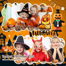 50 Pcs Halloween Mini Figurines Tiny Pumpkin Figures to Hide and Seek Rubber Wizard Miniatures Ornaments Gifts for Halloween Party Favors Table Decorations(Pumpkin) by CozyNest Decor