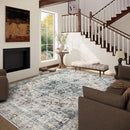 6x9 Area Rugs for Living Room: Washable Bedroom Rug Boho Vintage Rugs Stain Resistant Non Slip Low Pile Soft Lightweight Carpet for Kitchen Dining Room Farmhouse Nursery Kids Room Home Office by TinyTreasures Baby Boutique
