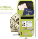 Neck Wallet Lightweight RFID Blocking Waterproof Travel Pouch for Women Men by TinyTreasures Baby Boutique