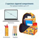 Wildkin ECO rPET 15-inch Kids Backpack – Sustainable, Padded, Adjustable – Under Construction by TinyTreasures Baby Boutique