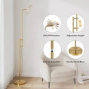 SUNMORY 32W/3000LM Floor Lamps, Super Bright LED Standing Lamp with Remote Control, Adjustable Tall Lamp with 350°Rotating Head, Modern Dimmable Torchiere Corner Lamp for Living Room, Bedroom, Office by CozyNest Decor