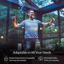 Brightech Ambience Pro Incandescent Outdoor String Lights - Commercial Grade Waterproof Patio Lights with 48 Ft Dimmable Edison Bulbs, Porch String Lights for Patio, Backyard - 15 Bulbs 11W by CozyNest Decor