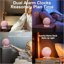 Alarm Clocks for Bedrooms,Portable Bluetooth Speaker,White Noise Sound Machines,Song 20/40/60 Timer,RGB Night Light,Bedroom Decor Aesthetic,Ideal Gift for Adult Women Teen Girls Boys(Pink) by TinyTreasures Baby Boutique