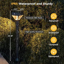 XMCOSY+ Smart Solar Lights Outdoor with Motion Sensor, 150LM APP Control RGBCW Color Changing Garden Lights Solar Powered for Yard Pathway Landscape, Waterproof, 4 Pack by CozyNest Decor