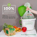 ANECO 100% Compostable Waste Bags 2.6 Gallon, Extra Thick Kitchen Small Compost Bags for Countertop Bin (100 Count) by GreenHaven Gardens