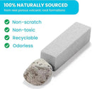 Pumice Stone Toilet Bowl Cleaner | Toilet Pumice Stone with Extra Long Handle | Scouring Stick for Toilet Cleaning, Stain Removal on Toilets, Grills, Tiles, Grout & Pools | 2 Pack by CozyNest Decor
