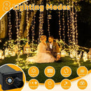 Ollny 120LED 40FT String Lights, Waterproof Connectable Fairy Lights with Timer 8 Modes, Warm White Plug in Christmas Light for Indoor Outdoor Patio Party Bedroom Classroom Decor by GreenHaven Gardens