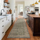 Machine Washable Hallway Runner Rugs: 2'x10' Kitchen Rug Stain Resistant Non Slip Low Pile Soft Carpet Runners for Hallways Indoor Entryway Kitchen Laundry Room Bedroom Bathroom Farmhouse by TinyTreasures Baby Boutique