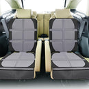 Car Seat Protector, 2 Pack Baby CarSeat Covers with Mesh Pockets & Non-Slip Backing 600D Durable Seat Protectors Under Car Seat for Baby(Gray, Large) by TinyTreasures Baby Boutique