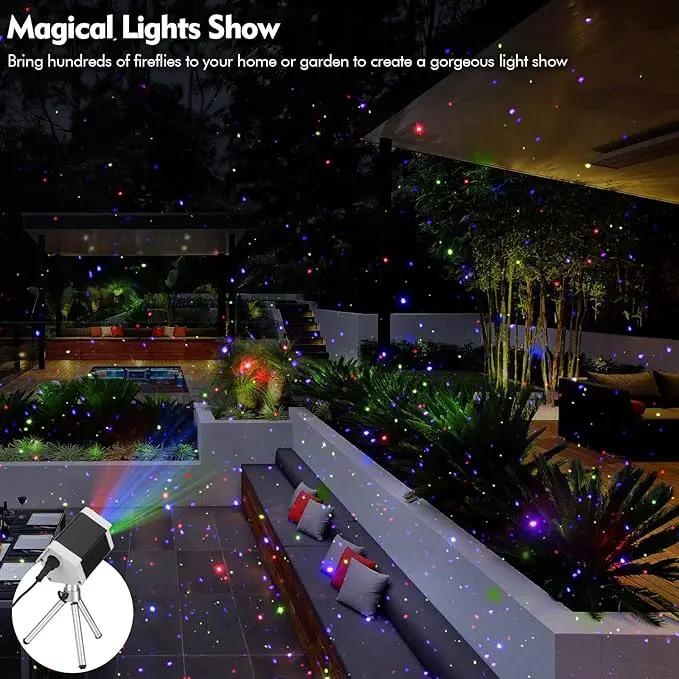 Laser Projector Firefly Lights, Motion Christmas Light with Remote Control, Waterproof Garden Decorative Lights for Indoor/Outdoor, Garden, Park, Patio, photo 2 of 8