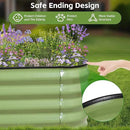 GoCampDriect 6IN1 Raised Garden Bed - 8x3x1ft Galvanized Raised Garden Boxes Outdoor Corrosion Resistant | Variable Shape 9x2x1ft Metal Raised Garden Beds for Planting Vegetable, Fruits,Flower by GreenHaven Gardens