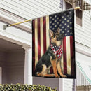 FLAGWIX German Shepherd Dogs Double Sided Flag - Patriot American Dog Flags - Decorations For Home, Outside, Patriotic House Flag 30x40 Heavy Duty Canvas, Decorative Indoor Outdoor Flag by GreenHaven Gardens