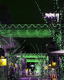 Twinkle Star 2 Pack Green Solar String Lights Outdoor, St. Patrick's Day Solar Fairy Lights Total 80 FT 240 LED, Waterproof 8 Modes, Tree Light for Patio Garden Wedding Party Home Holiday Decor