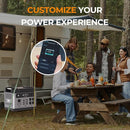 OUKITEL P2001 Plus 2400W/2048Wh Power Station, Solar Generator with 4 AC Outlets (5000W Peak), 1.5H Full Charging, APP Control Battery Backup for Home, Camping & RVs(Optional Solar Panel) by TinyTreasures Baby Boutique