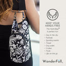 WanderFull® Original HydroBag® Collection, Water Bottle Holder w/Strap & Phone Pocket, Hands-Free Crossbody Water Bottle Bag by TinyTreasures Baby Boutique