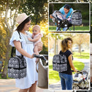 Breastmilk Cooler Bag with Ice Pack Fits 6 Baby Bottles up to 9 Ounce, Breast Milk Pump Cooler Bag with Shoulder Strap for Nursing Mom Daycare, Work, Travel- Black by TinyTreasures Baby Boutique