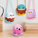 Crochet Kit for Beginners -4 PCS Bird Crochet Kits with Step-by-Step Video Tutorials, Beginner Crochet Kit for Adults and Kids, Crochet Birds On The Swings(Mallard Bald Eagle Flamingo Owl) by TinyTreasures Baby Boutique
