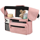Accmor Universal Stroller Organizer with Insulated Cup Holder Detachable Phone Bag and Shoulder Strap, Stroller Bag Caddy Organizer Accessories Fits for Uppababy, Baby Jogger, Britax Strollers by TinyTreasures Baby Boutique