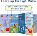 LEARNING BUGS Fun Favorite Nursery Rhymes – Sing Along with 28 Nursery Rhymes, Musical Books for Toddlers, 28-Button Music Book, Musical Toys for Toddlers 1-3 by TinyTreasures Baby Boutique