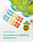 SimplyFun Clover Leap - Educational Vocabulary Game - Sentence Building for Kids, Develop Sentence Structure & Vocabulary Skills, Fun Learning Game for Families - 2-4 Players, Ages 5 & Up by TinyTreasures Baby Boutique