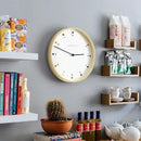 NEWGATE® Mr Clarke Wall Clock | Large Scandi Inspired Plywood Clock | 16 inch | Pale Wood case with Designer dot dial | Modern Minimalist Design for Kitchen, Living Room or Office by CozyNest Decor