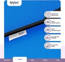 Midtown Umbrellas 10-Year-No-Fade - 9 Ft - UV Proof Cobalt Blue Polyester Fabric - Umbrella Outdoor Patio, Auto-Tilt Aluminum Frame Patio Umbrella for Garden, Pool & Deck - Black Pole by GreenHaven Gardens