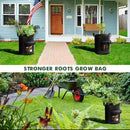 5-Pack 10 Gallon Potato Grow Bags, Garden Planting Bag with Reinforced Handle, Thickened Nonwoven Fabric Pots for Tomato, Vegetable and Fruits by CozyNest Decor