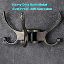 Swivel Coat Hook 2 Pack Heavy Duty Space Saving Towel Rope Hook Wall Mount Triple Swing Arms for RV Bathroom Kitchen Garage,Rustic Bronze by CozyNest Decor