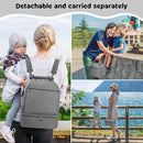 Pump Bag for Spectra S1 S2, Wearable Breast Pump Bags with Ice Pack, Pumping Bag with Waterproof Mat for Pump Accessories, Insulated Bottle Bags for Work Travel and Family (Grey) by TinyTreasures Baby Boutique