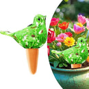 Glass Bird Shaped Plant Watering Ball Glass Automatic Watering Ball Flower Pot Insertion Spike Drip Irrigation Device Watering Ball Irrigation System Plant Enthusiast Gift (Green) by GreenHaven Gardens