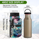 icolor Water Bottle Carrier Bag with Strap 25/32/40 oz Crossbody Bottle Holder with Phone Pocket Sling Sleeve Insulated Neoprene Water Bottle Pouch for Walking Travelling by TinyTreasures Baby Boutique