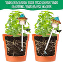 Plant Watering Globes Mushroom, Rainbow Gradient Color Glass Watering Bulbs, Self Watering Planter Insert, Self Watering Globes - Plant Watering Devices for Travel Vacation (2 PCS) by GreenHaven Gardens