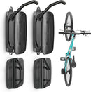 monTEK Swivel Bike Wall Mount, Bike Hangers for Garage, Space-Saving Vertical Bike Rack, Sturdy Bike Storage Rack Holds Up to 66lbs, Easy to Install, 2 Pack by GreenHaven Gardens